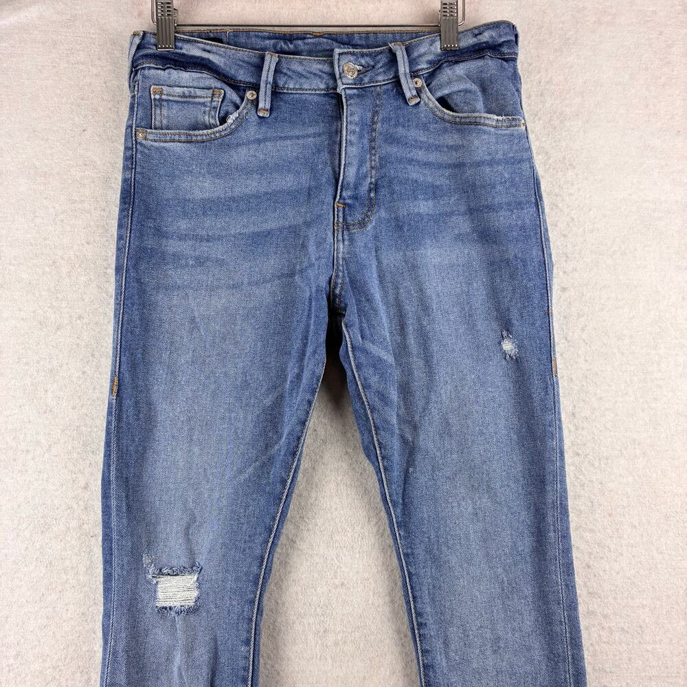 True Religion Jennie Curvy High Rise Skinny Women's 28 Distressed Fading Cotton - Picture 3 of 16